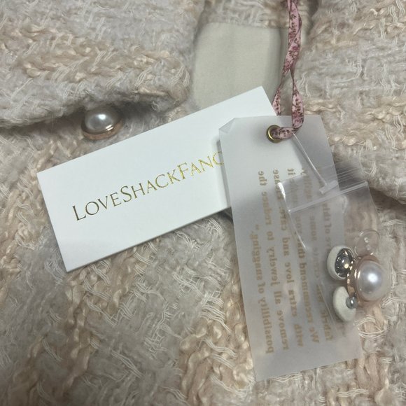 LOVESHACKFANCY Harvest White Coat Size 0 - Picture 6 of 10